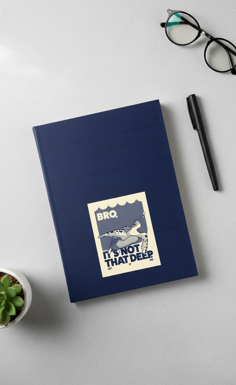 The "Bro, It's Not That Deep" Chill Notebook